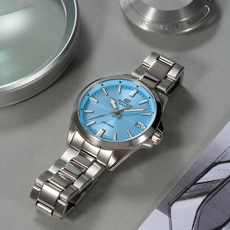 Casio Мужские часы EDIFICE Синие EFV-100D