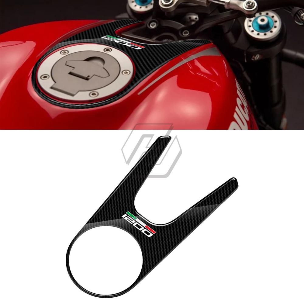Защитный чехол на бак мотоцикла с 3D карбоновым эффектом для Ducati Monster 1200 2015 2016 2017