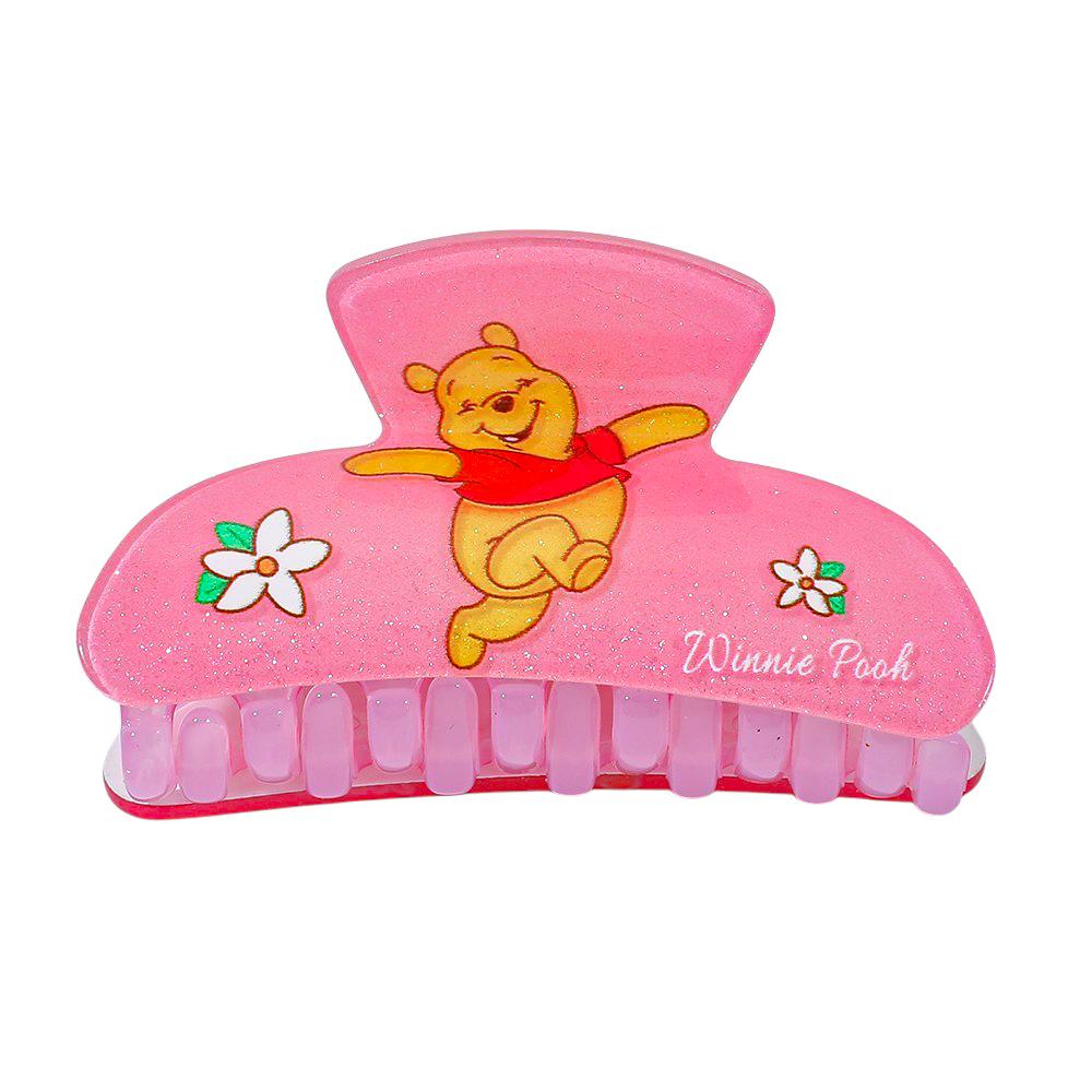 Winnie the Pooh Hair Claw Clips for Girls, Cute Pooh Bear Acrylic Hair Clips, Cartoon Hair Clamps