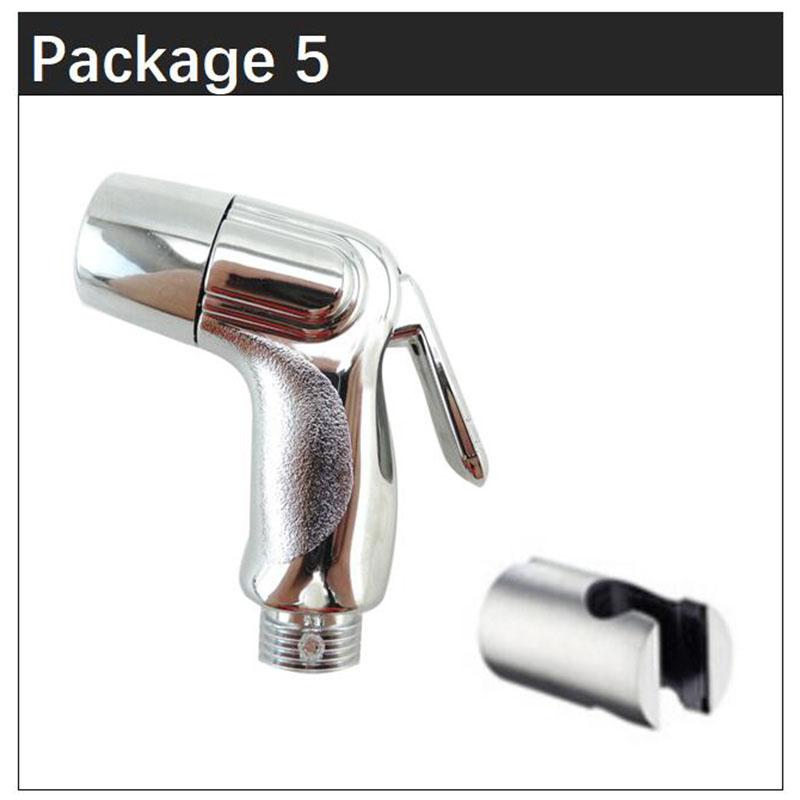 Ручной смеситель для унитаза и биде, распылитель, мусульманская насадка для душа из АБС-пластика, спрей для очистки задницы, набор держателей водяного шланга для туалета, аксессуары для ванной комнаты