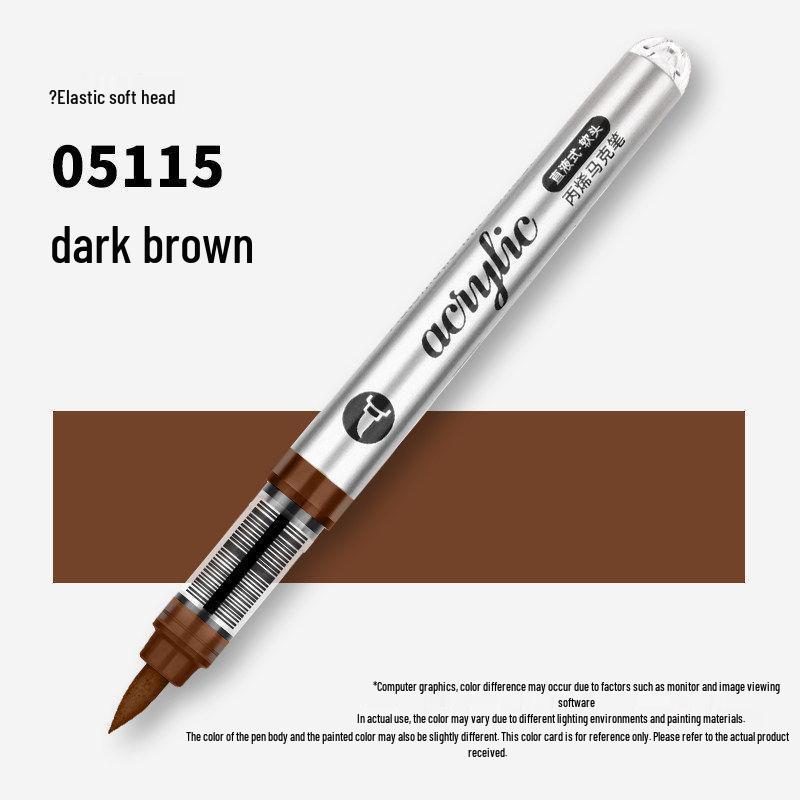 60-Color Soft Tip Acrylic Markers, Opaque & Layerable for Art Students, Watercolor Pens