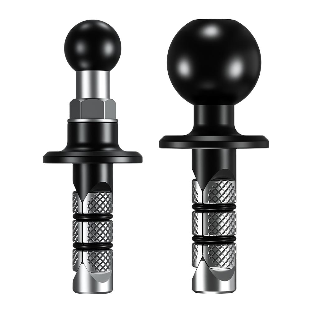 Крепление штока вилки мотоцикла, адаптер для шарового крепления из алюминиевого сплава, 17 мм, 25 мм, передняя вилка, шаровая головка, защита от кражи для мотоцикла, велосипеда