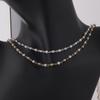 14K Gold Filled/S925 Silver Wire Beaded Pearl & 14K Gold Filled/S925 Silver Beads Two Tone Chain DIY Permanent Jewelry Findings