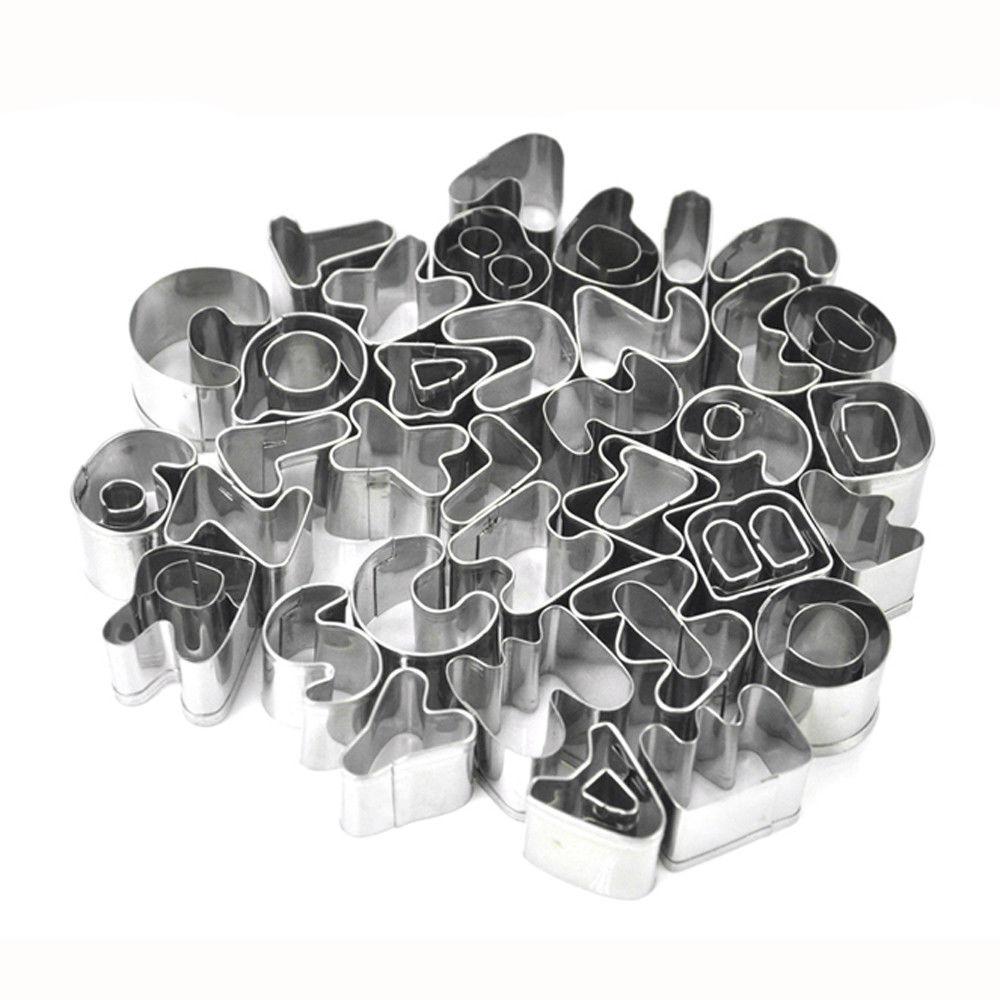 9/26pcs Alphabet Letter Fondant Cookie Moulds Cake Decorating Set Icing Cutter Mould Baking Tool