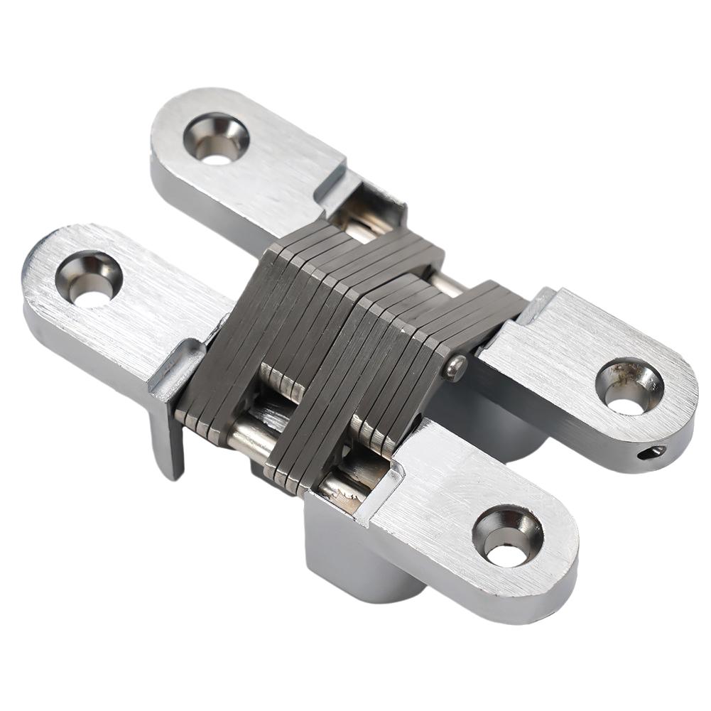 Петля невидимая из нержавеющей стали Петля для складной двери Петля крестообразная невидимая Мебельная фурнитура Аксессуары Петля для деревянной двери