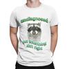 Undiagnosed but something ain right raccoon Novelty 100 Cotton TShirt AAutism Racoon Tops Tees For Unisex