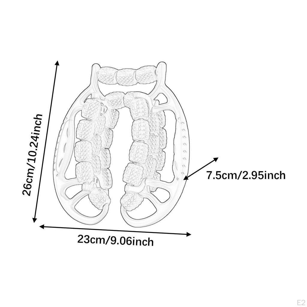 29 Wheel Fascia Muscle Roller Degree Press Points Sturdy Leg Massager for Calf
