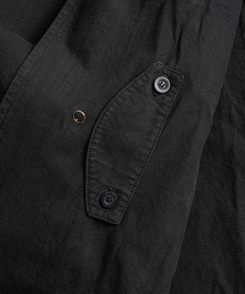 BEHEAVYER Dyed C/L Rover Coat Black