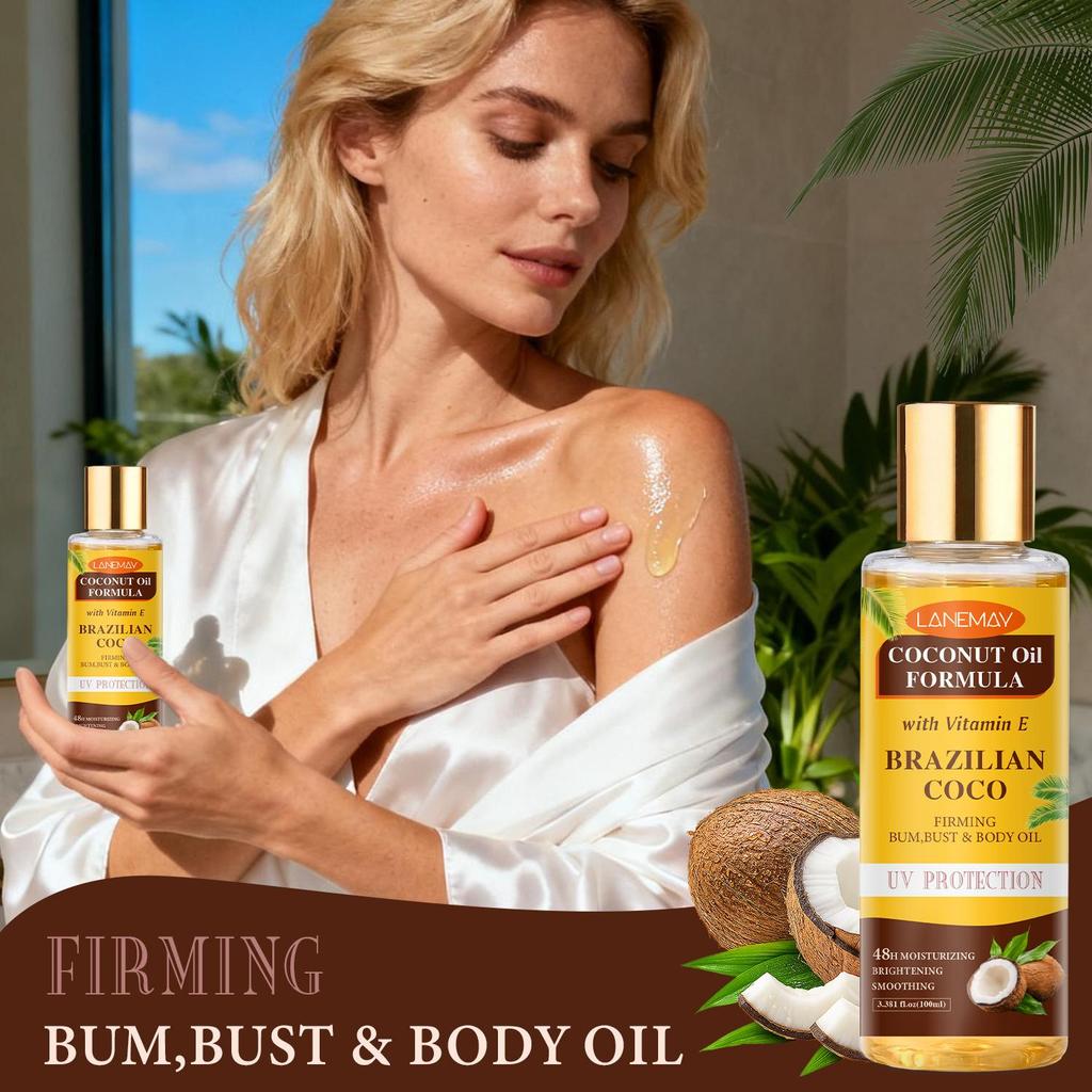 Beach Massage Body Oil-Brightening Skin-Deep Moisturizing To Improve Skin Dullness-Suitable For All Skin Types, 100ml
