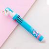 10 Colors In 1 Presse Cartoon Unicorn Gel Pen Colorful 0.5mm Ballpoint Pens for Student Stationery