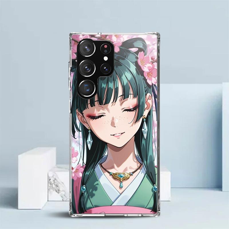 A-Apothecary D-Diaries Maomao Мягкая обложка для Samsung Galaxy S25 Edge S26 S24 S23 Ultra Чехол для телефона S22 S21 Plus S20 FE Печатный узор