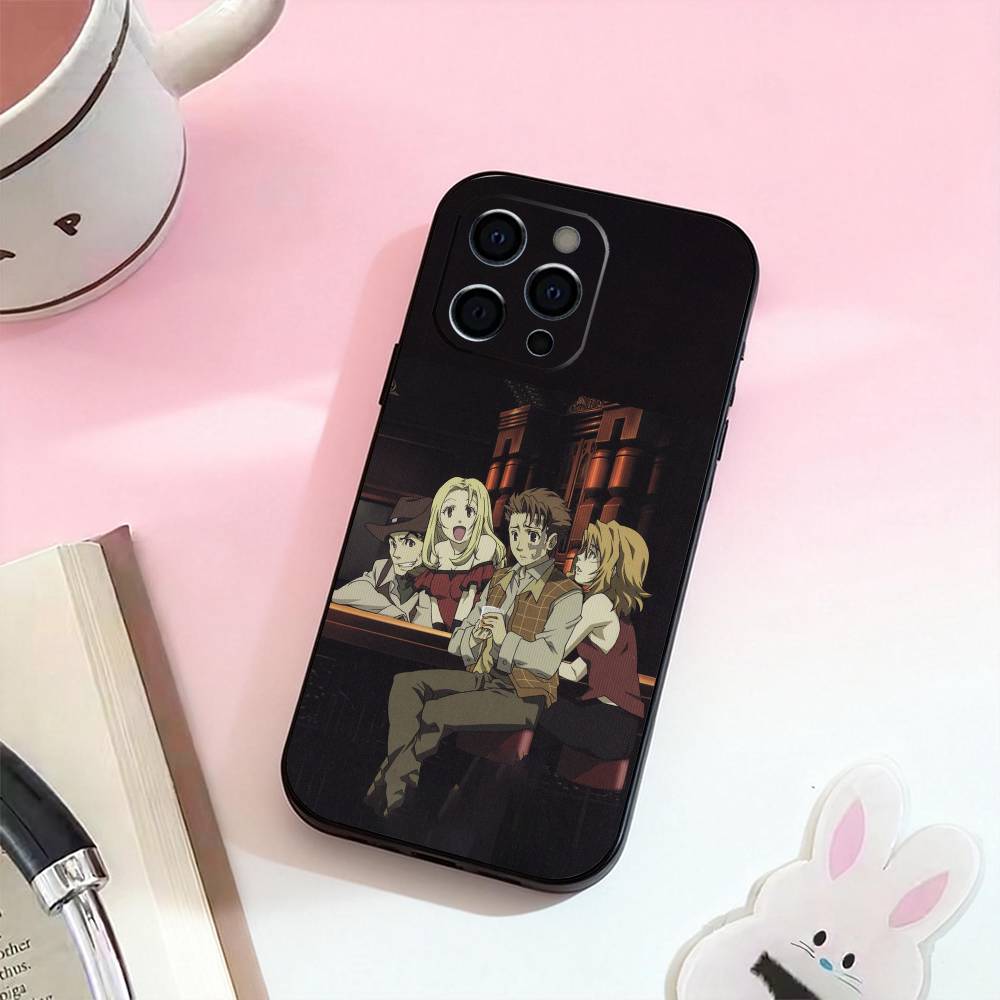 Baccano Wallpaper Phone Case For iPhone 17,16,15,14,13,12,11 Plus,Pro Max,Soft Silicone Black Cover