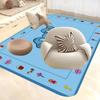 Blue Clues Room Mats Anti-slip Absorb Water Long Strip Cushion Bedroon Mat Household Carpets