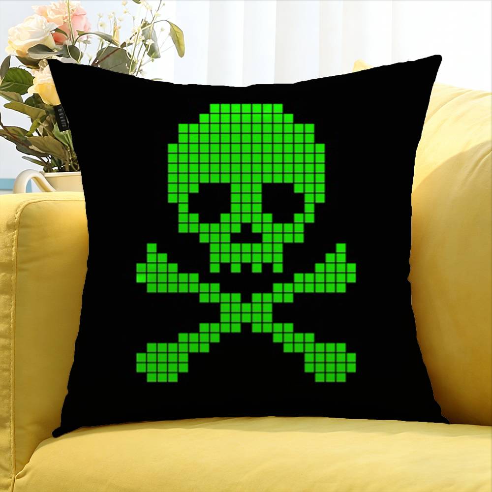 B-Biochemical C-Crisis Symbol World Various Sizes Square Pillow Case For Car Home Bedchamber Decor
