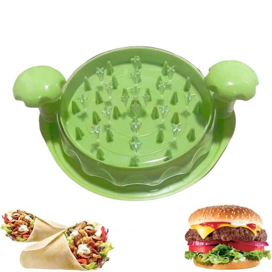 Мясорубка с противоскользящим основанием и эргономичной ручкой. Измельчитель пищевого мяса. Эффективный инструмент для измельчения без содержания бисфенола А.