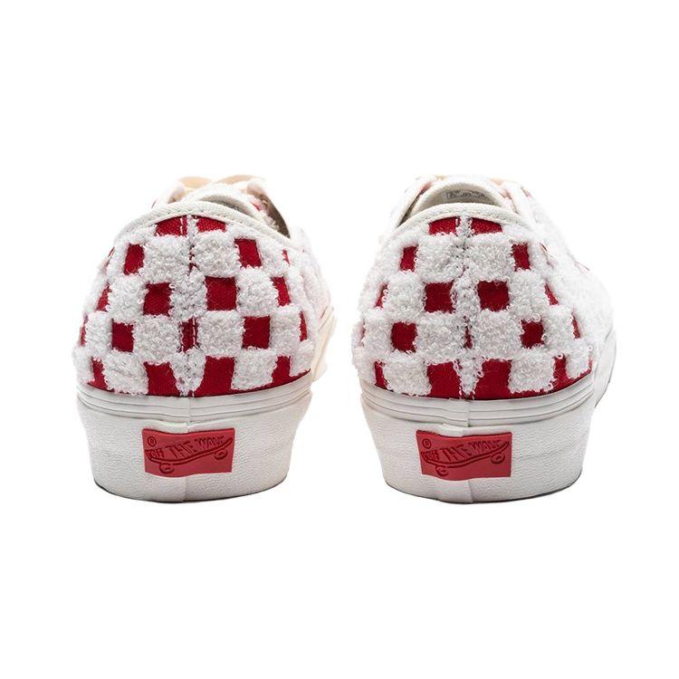 Vans Authentic One Piece VLT LX Embroidered - Racing Red Unisex Sneakers Marshmallow VN0A5HTG42A