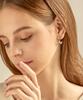 Ellejewelry 14K Gf Серьги-пусеты 'Чистая волна' Elgpee411