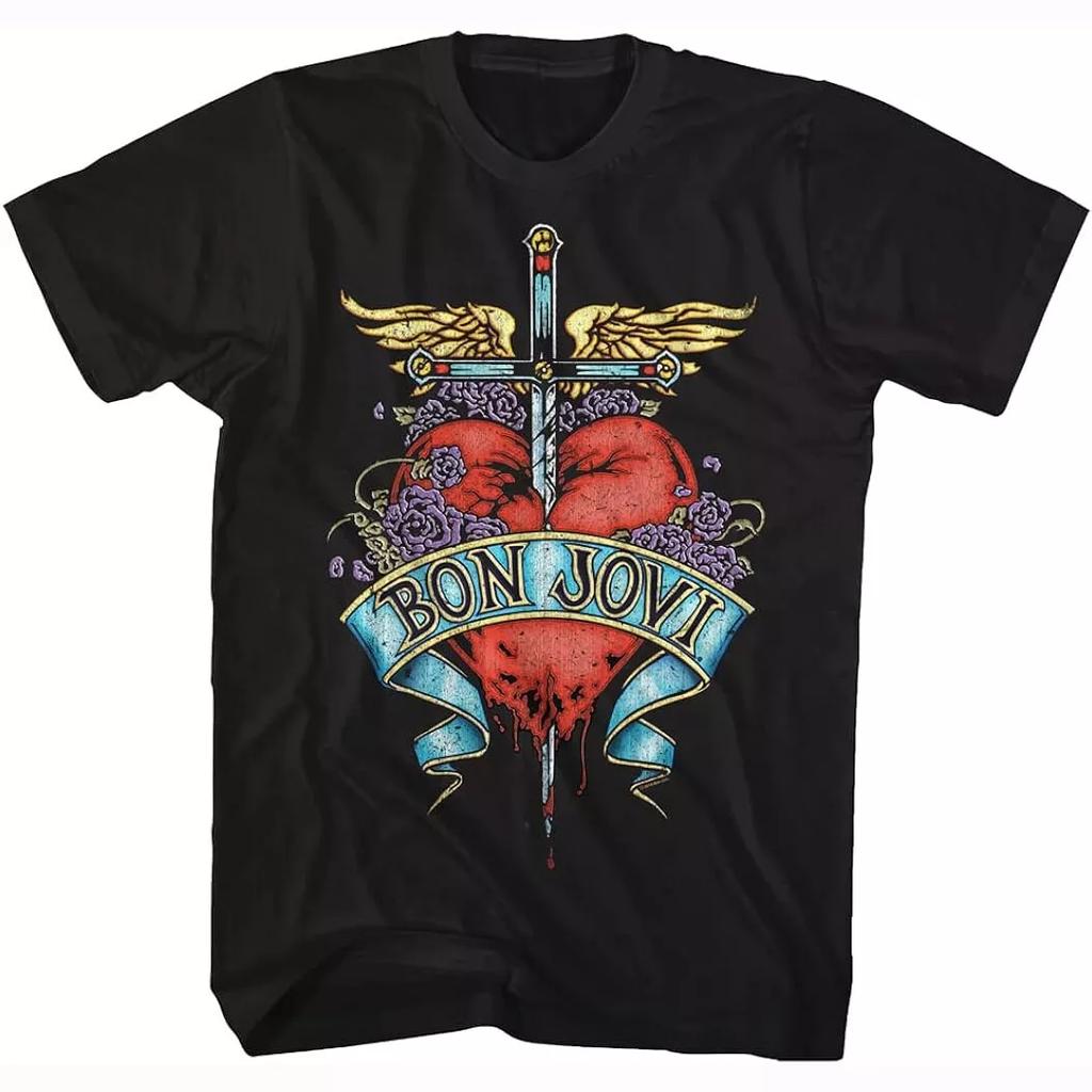 Bon Jovi Heart Sword T Shirt