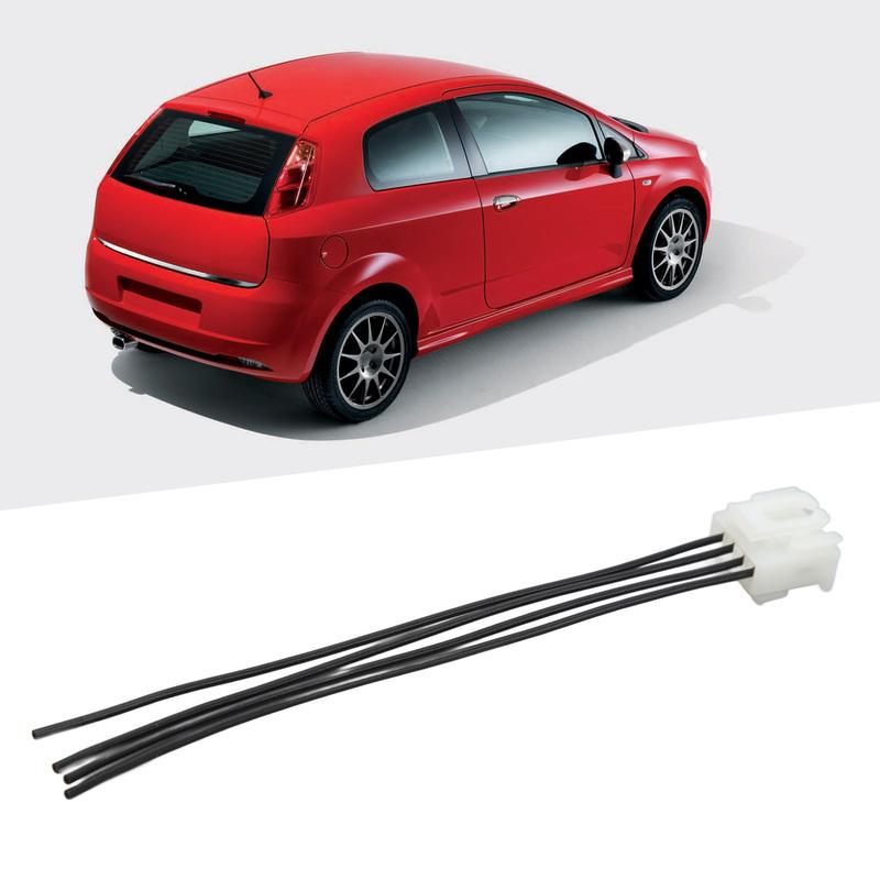 Rear Tail Light Wire Plug 4Pin Rear Tail Light Wire Harness Connector Plug Replacement for Grande Punto 2006‑2012