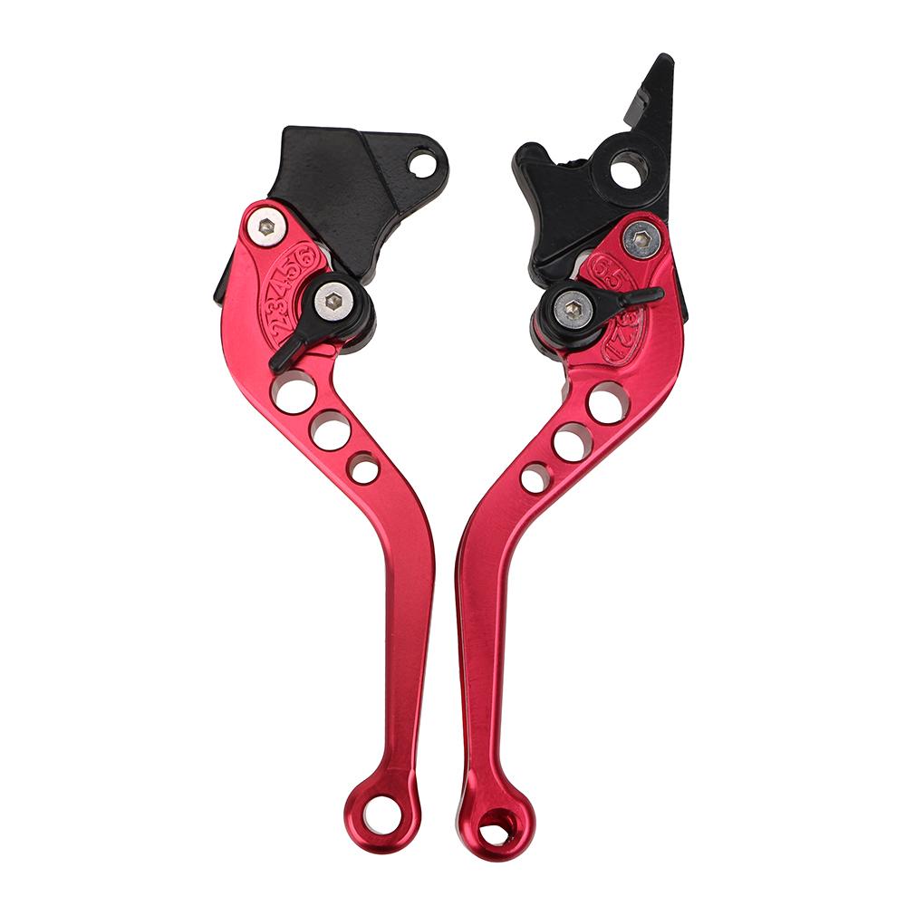 Moto Accessories Universal Fit for Motorbike Modification 1 Pair Alloy Motorcycle Brake Handle CNC Motorcycle Clutch Drum Brake Lever Handle