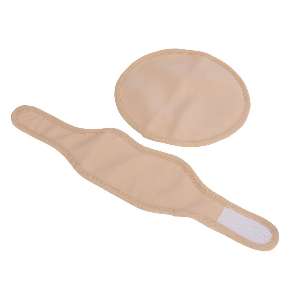 2pcs Castor Oil Packs Set Promote Sleep Hot Cold Compress Reusable Castor Oil Wrap for Chest Neck