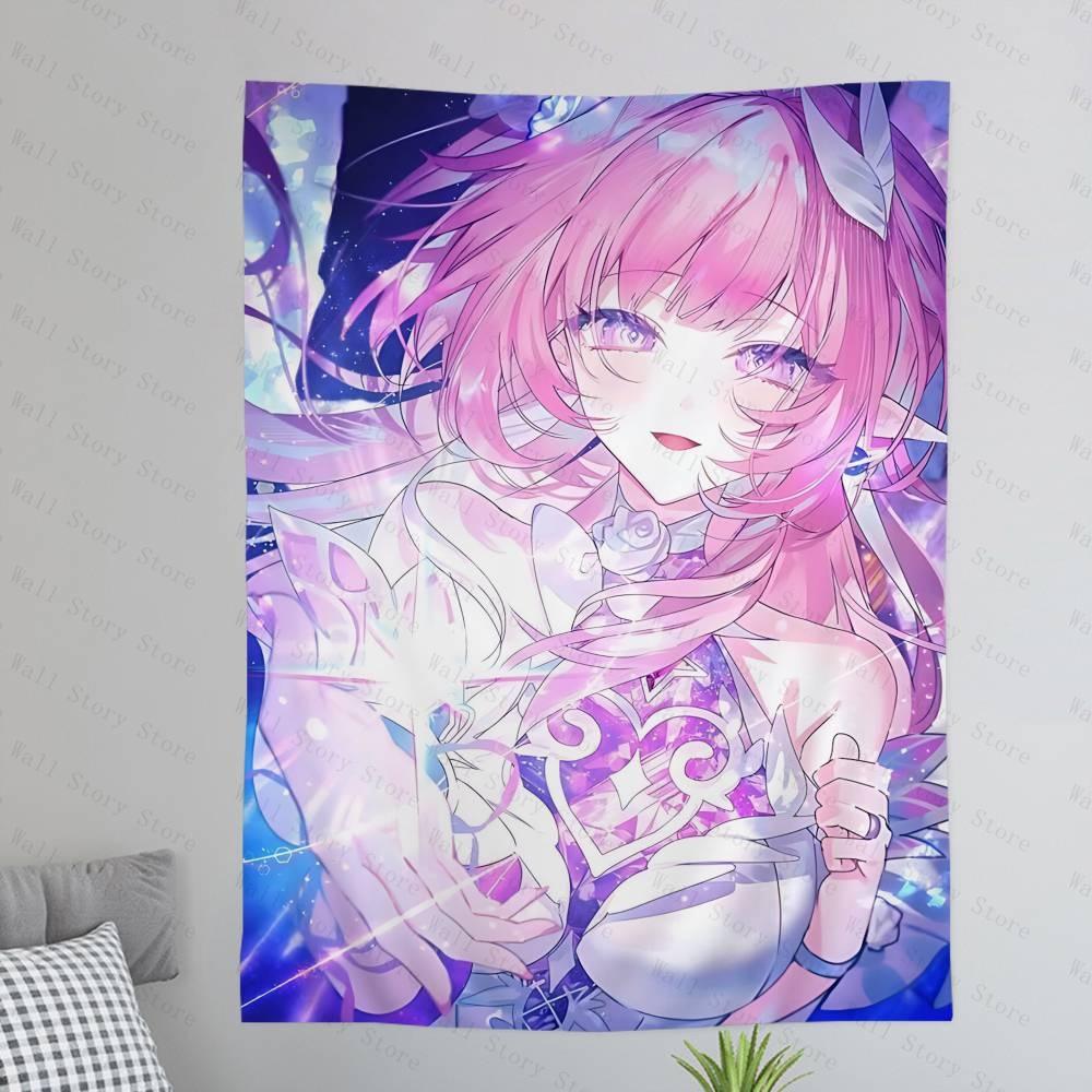 Популярная игра Cyrene Honkai Star Rail Мультяшный Гобелен Настенное Украшение Домашний Декор Гобелен Гобелен для Спальни