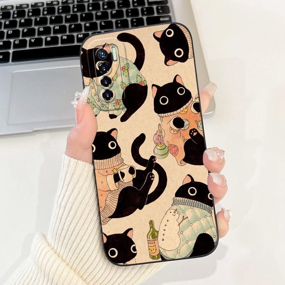 For Tecno Camon 17 Case CG6 CG6j Soft Silicone Cover Fashion Painted Shockproof Bumper For Tecno Camon 17 Pro 17P Camon17 Fundas