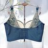 Gather Bra Women Lace Sexy Upper Support Bra Push Up Adjustable Invisible Bra Female Sensual Lingerie Fancy Underwear