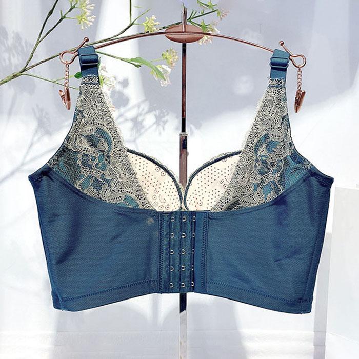 Gather Bra Women Lace Sexy Upper Support Bra Push Up Adjustable Invisible Bra Female Sensual Lingerie Fancy Underwear