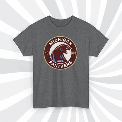 Футболка с винтажным логотипом Michigan Panthers 1983 USFL - Wolverines