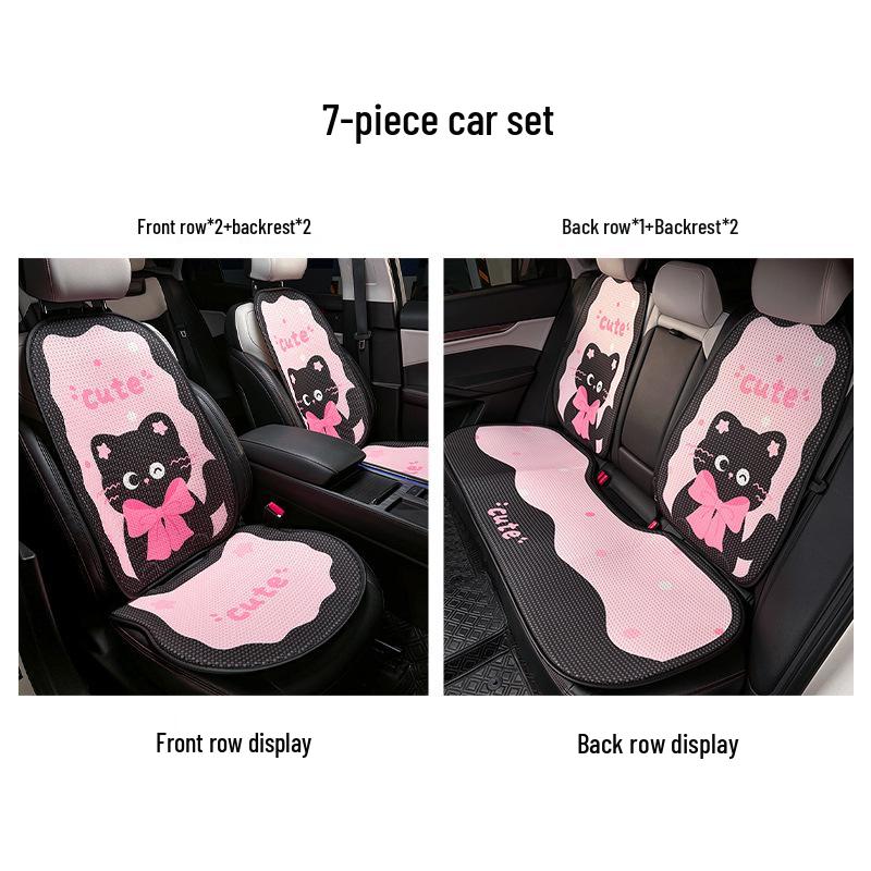 Очаровательная мультяшная подушка для автокресла на все сезоны - Идеально подходит для дам