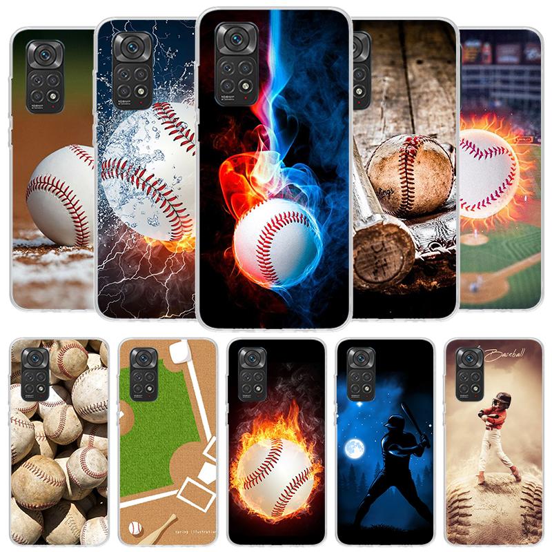 Baseball Sport Cover Phone Case For Xiaomi Redmi Note 15 14 13 12 11 10 Pro Plus 14S 12S 11S 11T 11E 10S Soft Fundas Shell Redmi