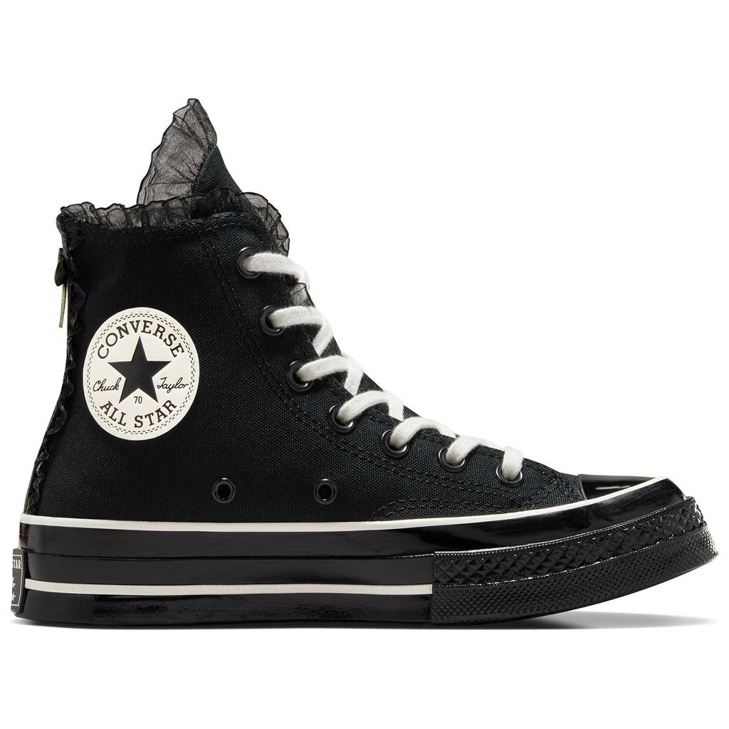 Converse Chuck 70 Удобные Модные Высокие Кеды из Канваса Женские Кроссовки Черные A10026C