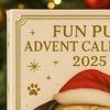 Pug Dog Advent Calendar 2025 24 Days Christmas Ornaments Cute Pug Hanging Decorations for Tree Funny Holiday Gift for Dog Lovers