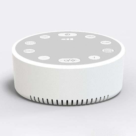 Звуковая машина с белым шумом Регулируемая громкость Функция памяти Несколько звуковых эффектов для сна Компактный размер Портативный генератор белого шума Устройство для помощи во сне