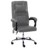 VidaXL Massage Office Chair Reclining Computer Chair Ergonomic Seat Office Armchair Adjustable Height 20294