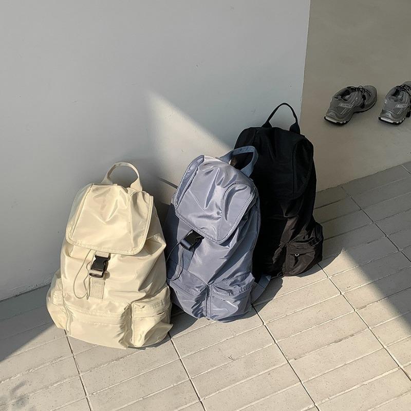 Рюкзак большой вместимости женский для путешествий налегке, повседневный нейлоновый компьютерный рюкзак с откидным клапаном, новый рюкзак для поездок на работу, на плечо