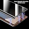 Подходит для Samsung S25ultra Чехол для мобильного телефона с защитой от подглядывания Magneto 24 23 22 Двустороннее стекло Металлический магнитный чехол
