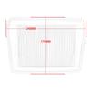 Motorcycle Engine Air Filter Cleaner Air Intake Filter Element For Benelli TRK702 TRK702X TRK 702/702X 2023-2024 BJ700-5F