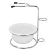 Shaving Stand Bowl Set Professional Shaving Soap Bowl Razor Brush Holder Safety Stand Kit for Men
