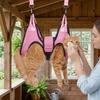 Mesh Pet Nail Trimming Hammock Adjustable Cat Restraint Holder  Bathing Assistance