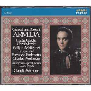 CD GIOACCHINO ROSSINI - CECILIA GASDIA - Armida 350211 Europa Musica 1991 Italy Classical Used
