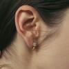 Серьги-пусеты Dana Burton Floral Cubic One-Touch