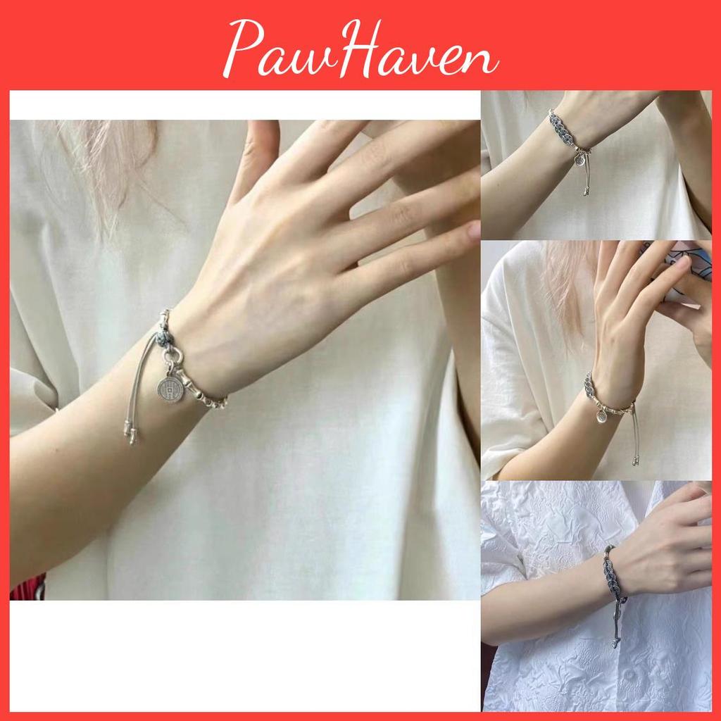 Этнический Бохо Пять Императоров Монета Ручной работы Сплав Геометрический Браслет Форма