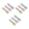 9 Pcs Sealing Handle Screw Connection Ergonomic Design Compact Glossy Hand Feel Removable Sealing Stamp Handle Replacement