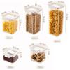 Large Capacity Kitchen Food Storage Canisters Transparent Plastic Miscellaneous Grain Jar Moisture-Proof Multigrain Organizer