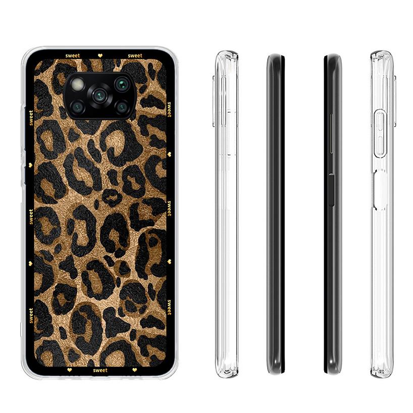 Animal Leopard Print Phnoe Case for Xiaomi Poco X5 X6 X7 Pro X4 Gt F7 Ultra M8 M7 Redmi 15C 15 13C 13 12C 12 Unique Cover Coque