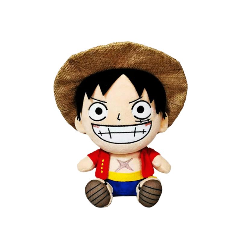 25 см  Японское Аниме One Piece  Плюшевые Игрушки Мультяшная Фигурка Луффи Чоппер Эйс Ророноа Зоро Милые Набивные Рождественские Подарки