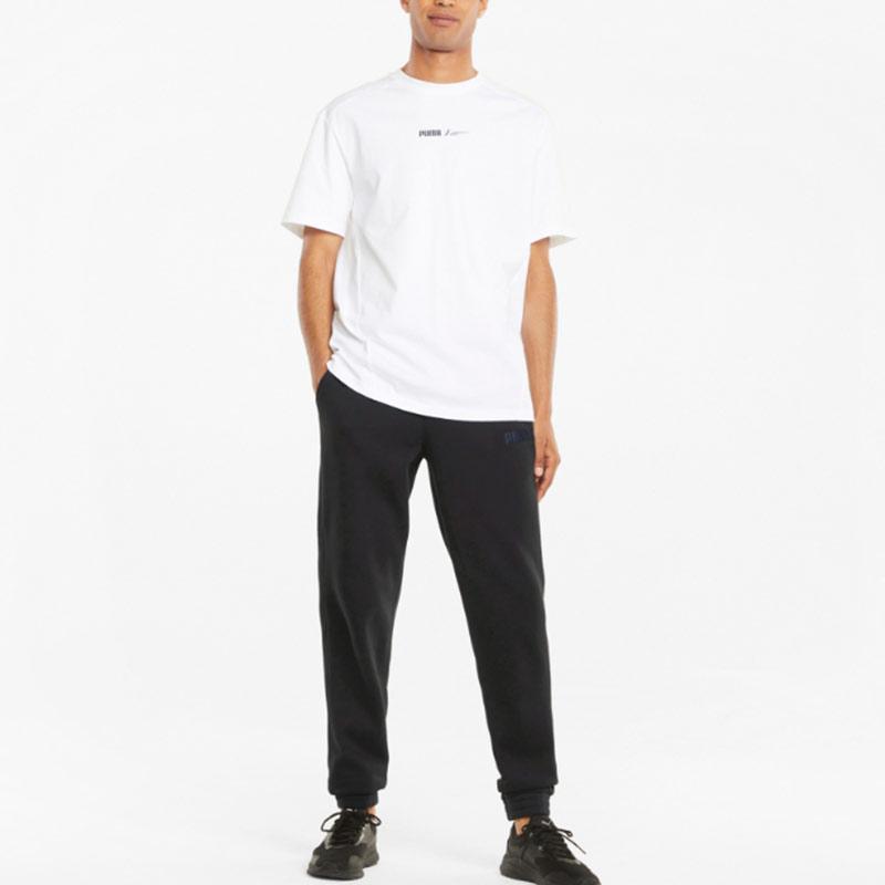 Puma Джоггеры с логотипом Modern Basics и манжетами на щиколотке Мужские брюки Черный 846416-01