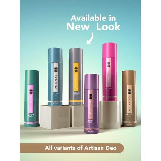 Ajmal Artisan -musky Wood & Mystic Amber & Smoky Musk Deodorant Perfume 150ml Longlasting Spray Gift for Men and Women Online Exclusive